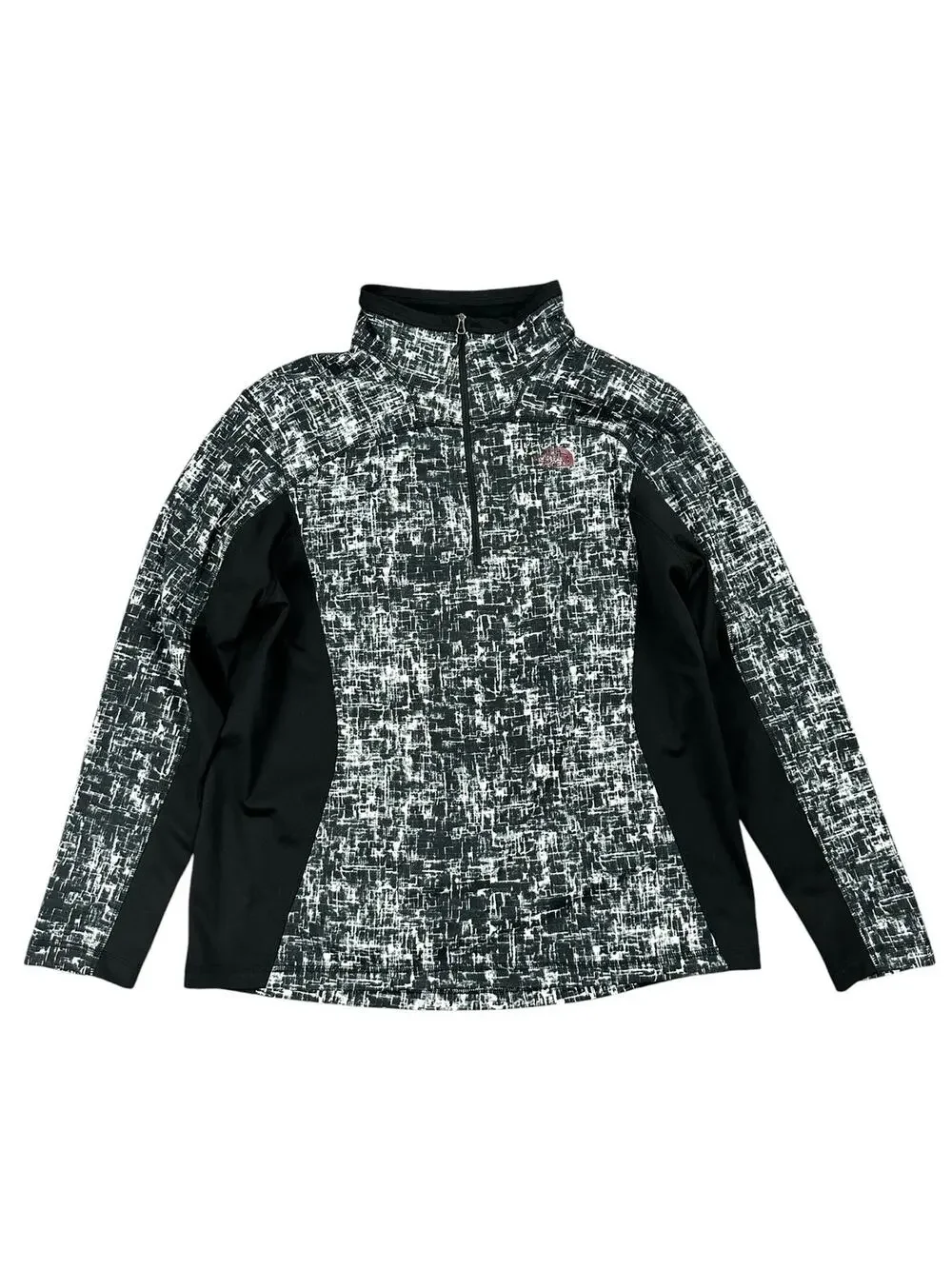 The North Face Activewear Quarter Zip Pullover Black — Size XL